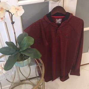 Under Armour Hoodie, XL, Red, Heat Gear.